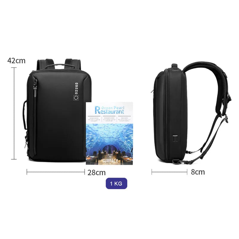 Multifunctional USB Charging Anti-theft Oxford Waterproof Male Backpack
