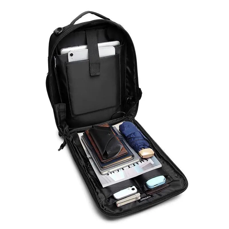 Multifunctional USB Charging Anti-theft Oxford Waterproof Male Backpack